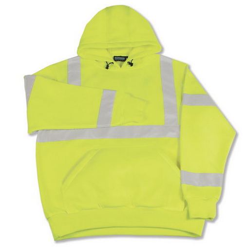 Custom Printed  ERB's Class 3 Hooded Safety Pullover - S376 